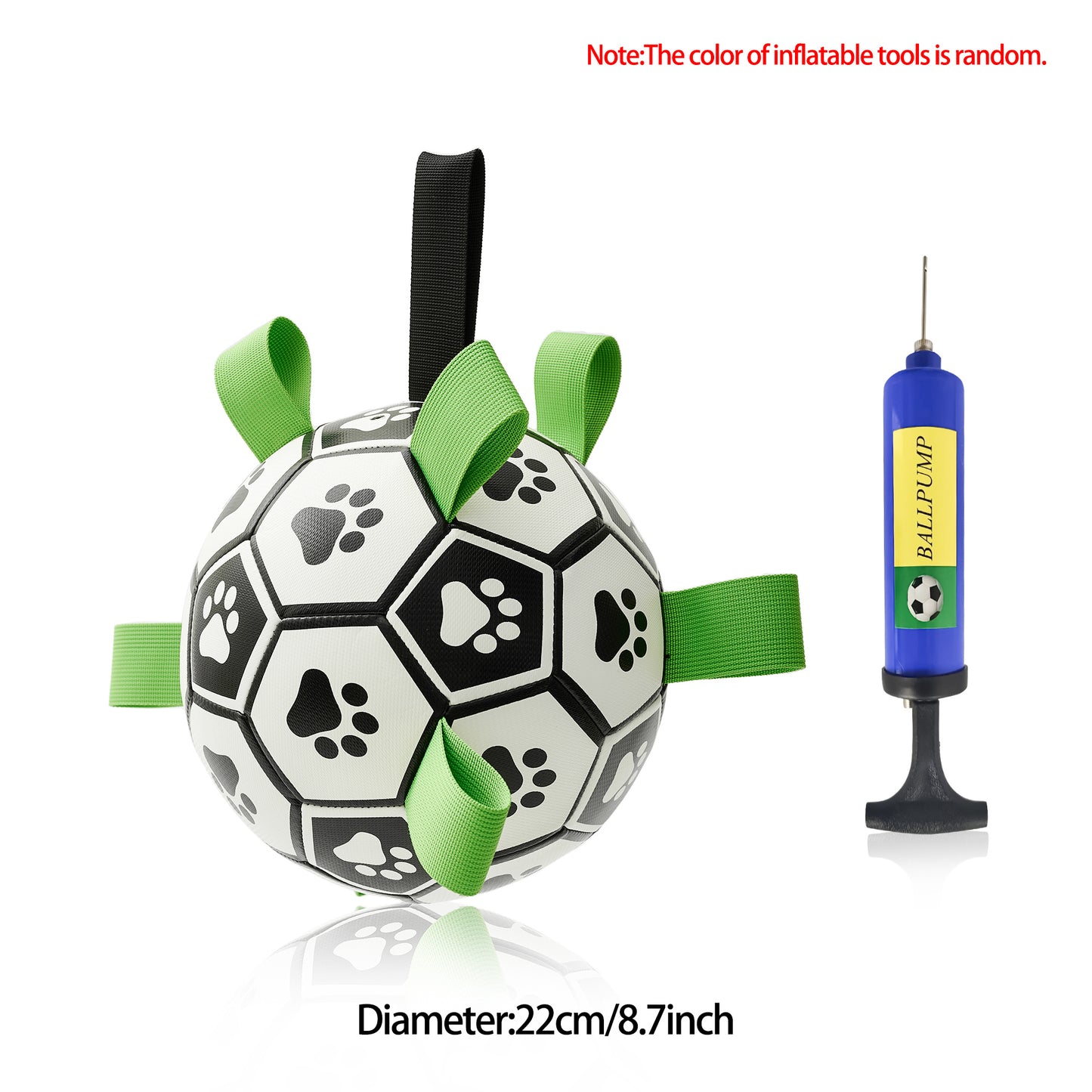Interactive Dog Soccer Ball – Durable Outdoor Training Toy