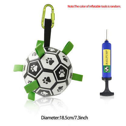 Interactive Dog Soccer Ball – Durable Outdoor Training Toy