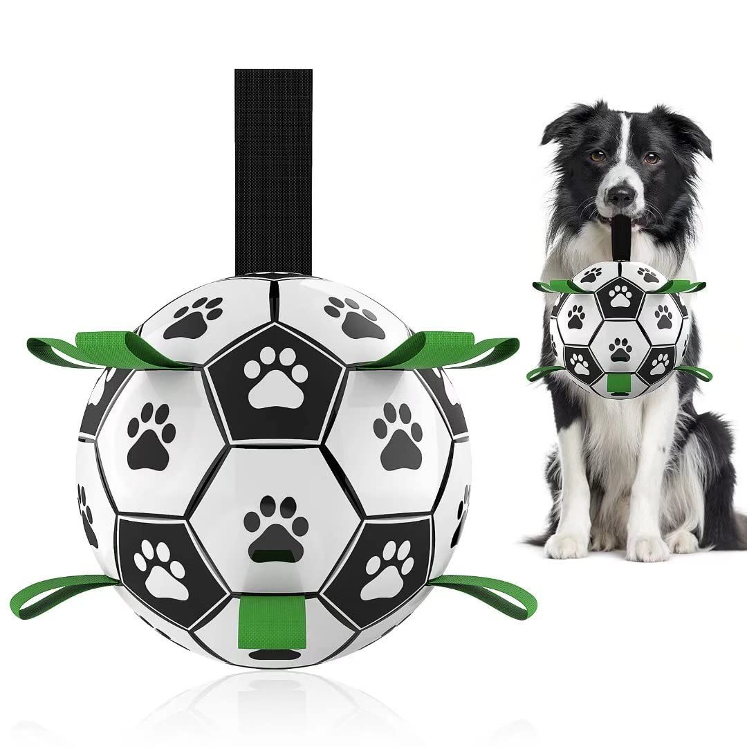 Interactive Dog Soccer Ball – Durable Outdoor Training Toy