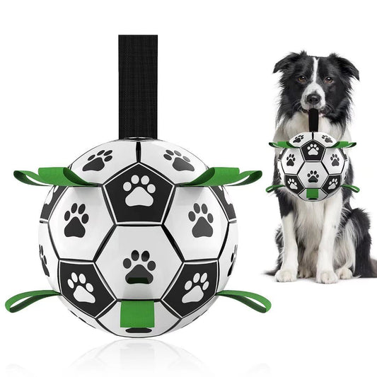 Interactive Dog Soccer Ball – Durable Outdoor Training Toy