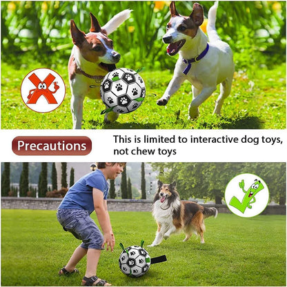 Interactive Dog Soccer Ball – Durable Outdoor Training Toy
