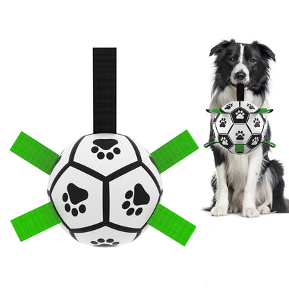 Interactive Dog Soccer Ball – Durable Outdoor Training Toy