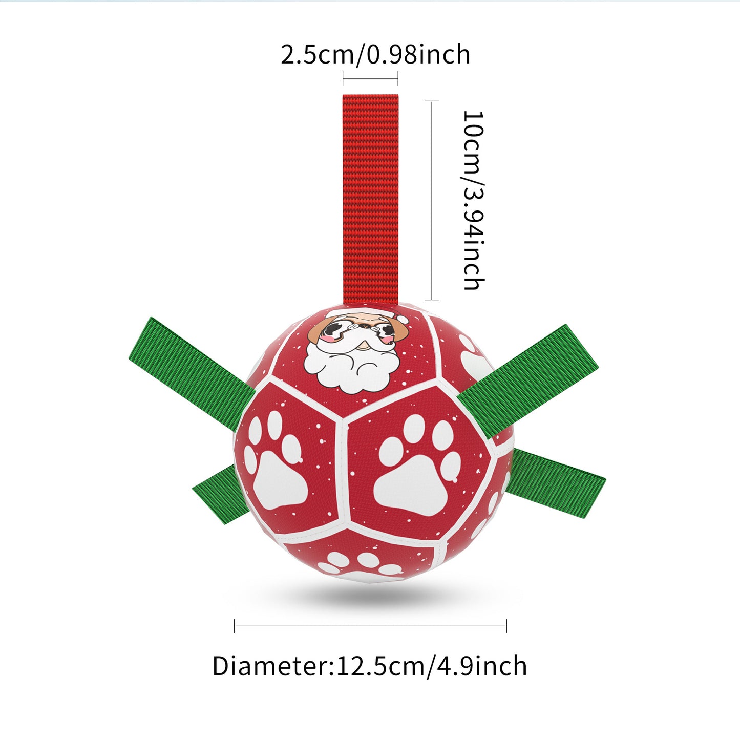 Interactive Dog Soccer Ball – Durable Outdoor Training Toy