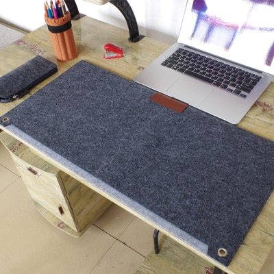 Premium Felt Desk Pad – Non-Slip Desk Mat for Office & Home