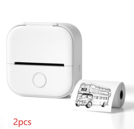 Portable Mini Thermal Label & Photo Printer – Bluetooth-Compatible Pocket Printer