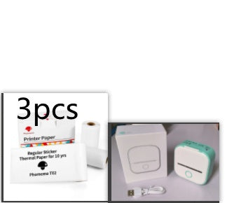 Portable Mini Thermal Label & Photo Printer – Bluetooth-Compatible Pocket Printer