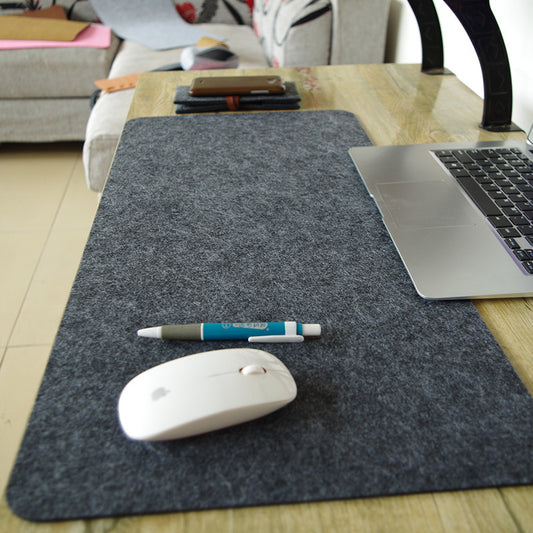 Premium Felt Desk Pad – Non-Slip Desk Mat for Office & Home