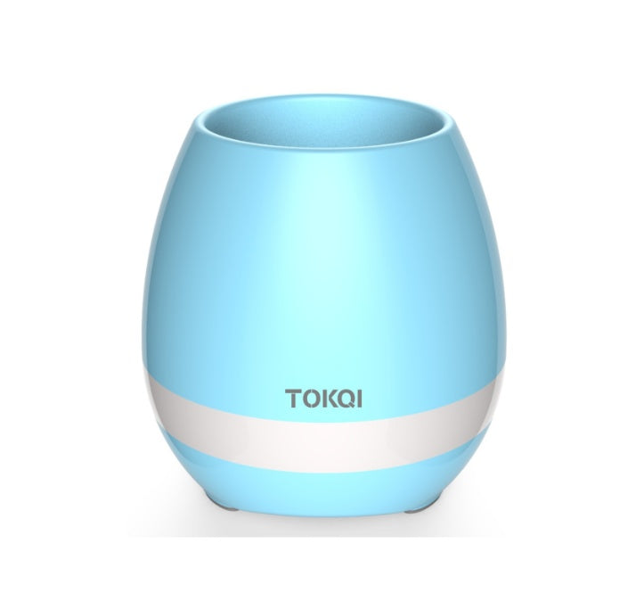 Touch-Sensitive Music Vase – Bluetooth Speaker & LED Flower Pot