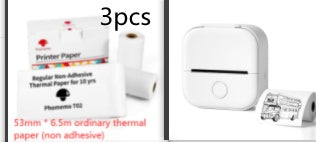 Portable Mini Thermal Label & Photo Printer – Bluetooth-Compatible Pocket Printer