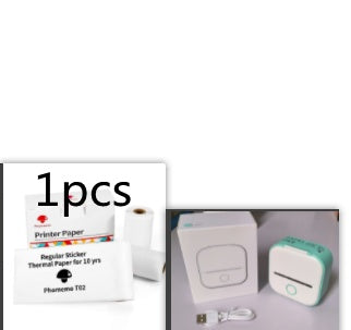Portable Mini Thermal Label & Photo Printer – Bluetooth-Compatible Pocket Printer