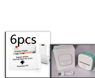 Portable Mini Thermal Label & Photo Printer – Bluetooth-Compatible Pocket Printer