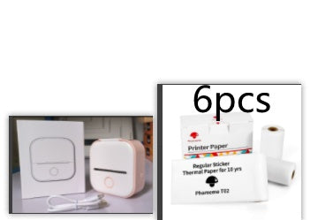 Portable Mini Thermal Label & Photo Printer – Bluetooth-Compatible Pocket Printer