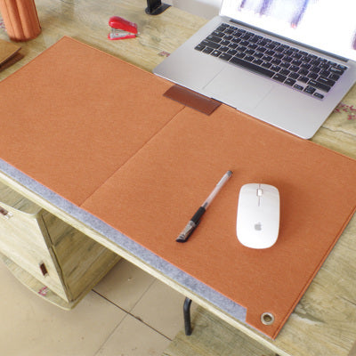 Premium Felt Desk Pad – Non-Slip Desk Mat for Office & Home