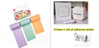 Portable Mini Thermal Label & Photo Printer – Bluetooth-Compatible Pocket Printer
