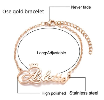 Personalized Jewelry Set – Custom Name Necklace, Ring & Earrings