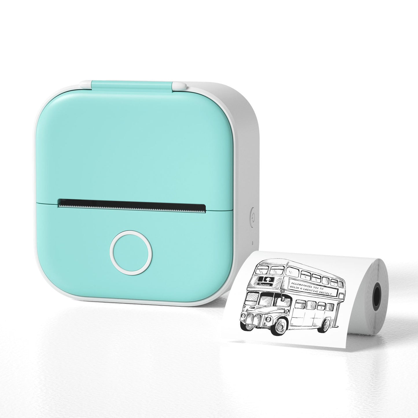 Portable Mini Thermal Label & Photo Printer – Bluetooth-Compatible Pocket Printer