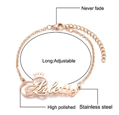 Personalized Jewelry Set – Custom Name Necklace, Ring & Earrings