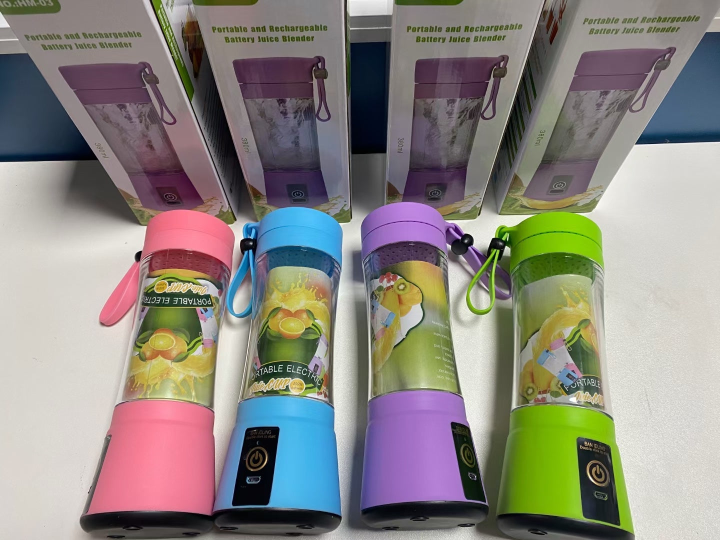 Portable USB Rechargeable Blender – Mini Juicer for Smoothies & Fruit Juices