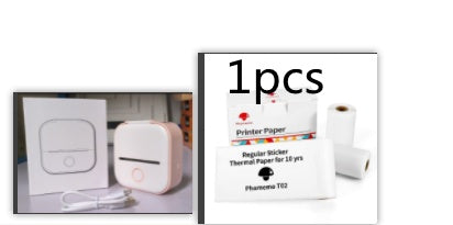 Portable Mini Thermal Label & Photo Printer – Bluetooth-Compatible Pocket Printer