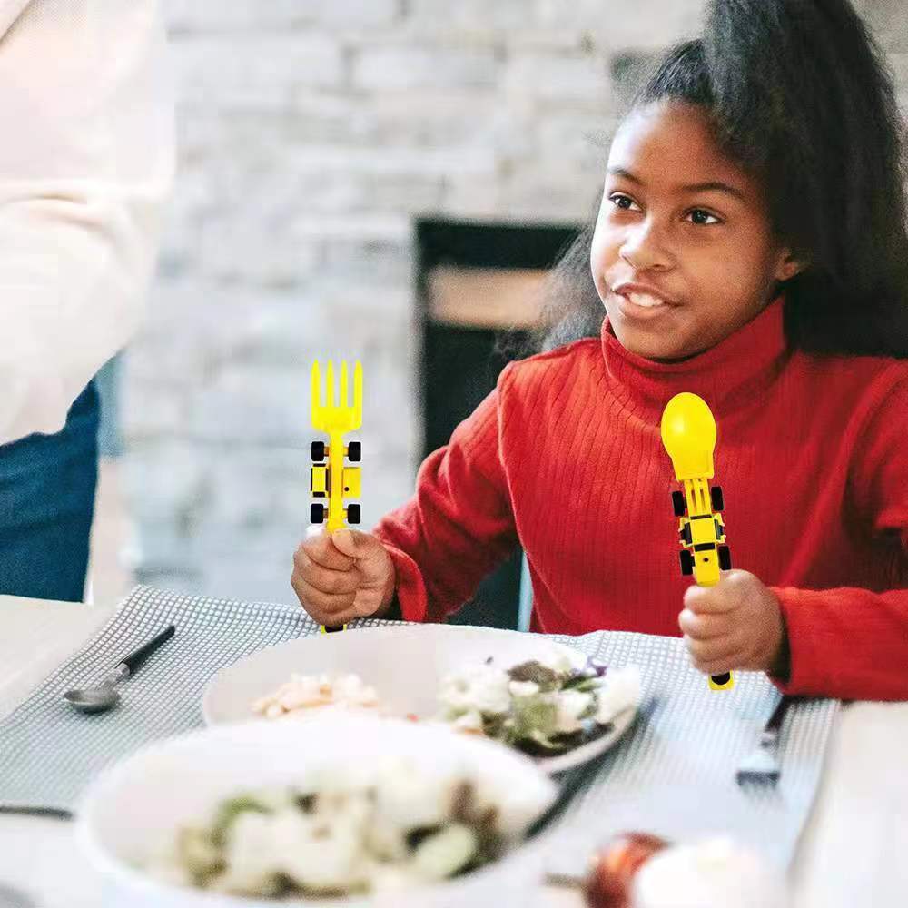 Dinneractive Combo Utensil Set – Toddler Feeding & Mealtime Fun