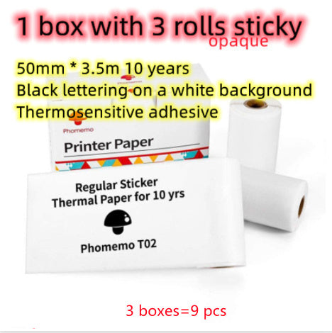 Portable Mini Thermal Label & Photo Printer – Bluetooth-Compatible Pocket Printer