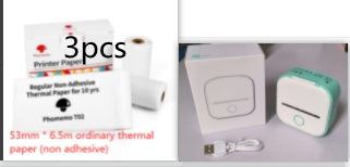 Portable Mini Thermal Label & Photo Printer – Bluetooth-Compatible Pocket Printer