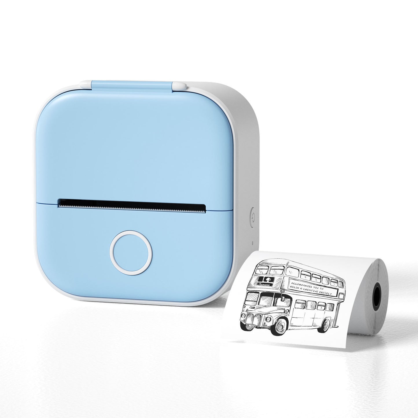 Portable Mini Thermal Label & Photo Printer – Bluetooth-Compatible Pocket Printer