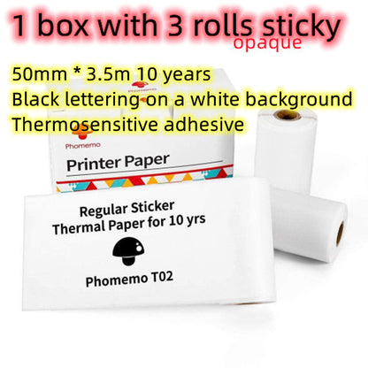 Portable Mini Thermal Label & Photo Printer – Bluetooth-Compatible Pocket Printer