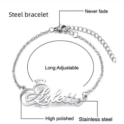Personalized Jewelry Set – Custom Name Necklace, Ring & Earrings
