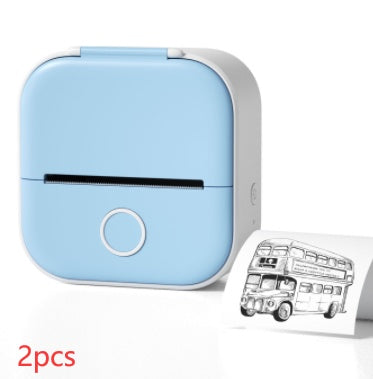 Portable Mini Thermal Label & Photo Printer – Bluetooth-Compatible Pocket Printer