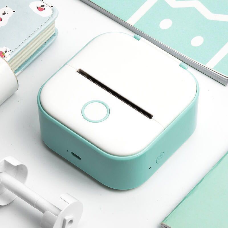 Portable Mini Thermal Label & Photo Printer – Bluetooth-Compatible Pocket Printer