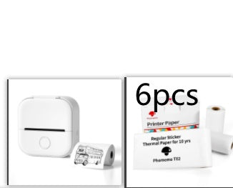 Portable Mini Thermal Label & Photo Printer – Bluetooth-Compatible Pocket Printer