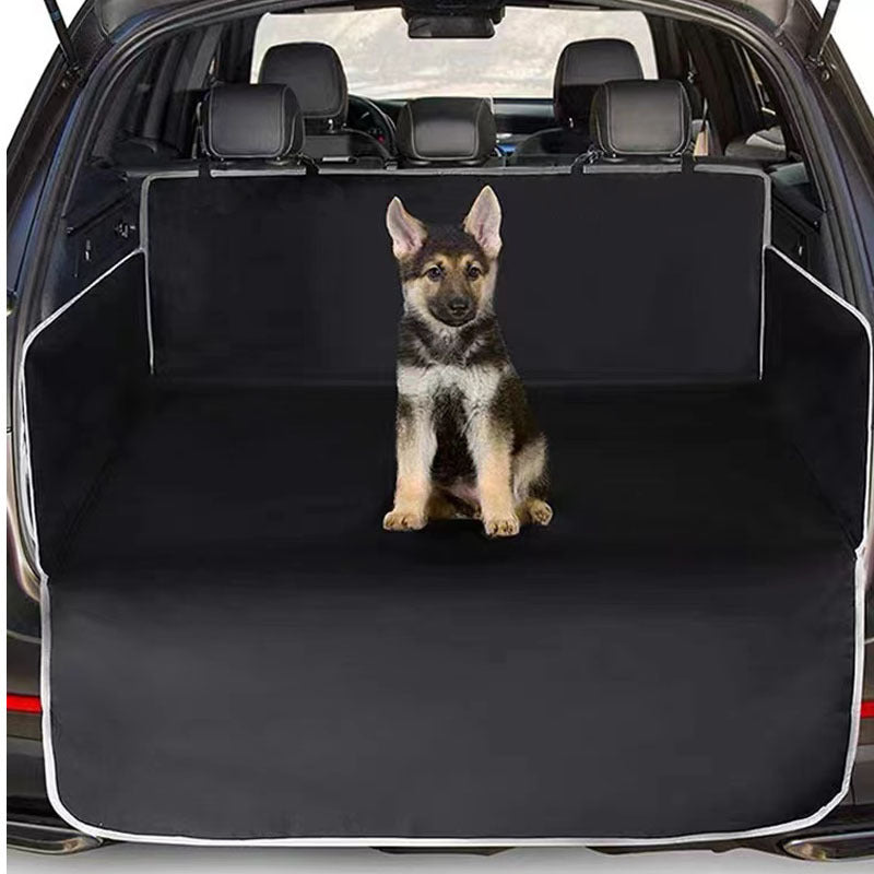 Dog Car Seat Cover – Waterproof Pet Car Mat for Rear Seat & Trunk
