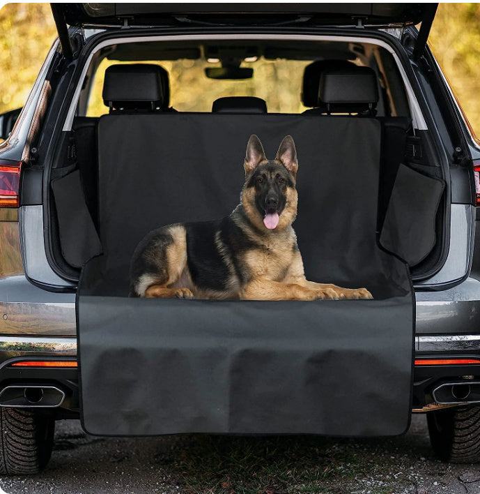 Dog Car Seat Cover – Waterproof Pet Car Mat for Rear Seat & Trunk