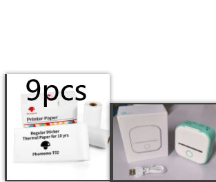 Portable Mini Thermal Label & Photo Printer – Bluetooth-Compatible Pocket Printer