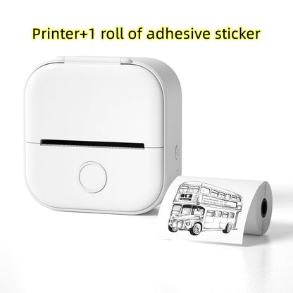 Portable Mini Thermal Label & Photo Printer – Bluetooth-Compatible Pocket Printer