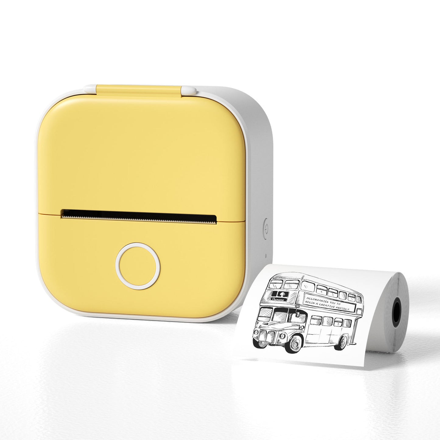 Portable Mini Thermal Label & Photo Printer – Bluetooth-Compatible Pocket Printer