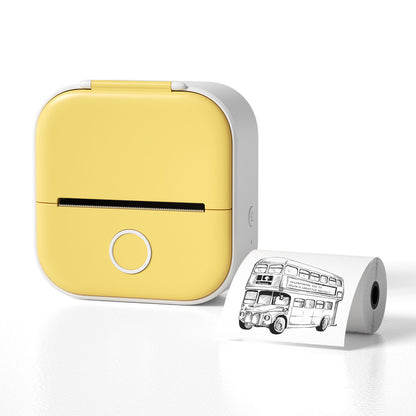 Portable Mini Thermal Label & Photo Printer – Bluetooth-Compatible Pocket Printer