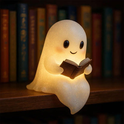 Cute LED Ghost Night Light – Children’s Bedside Lamp & Halloween Decoration