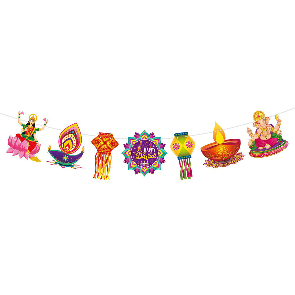 Diwali Party Hanging Flag – Festive Decoration Banner
