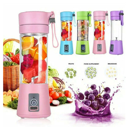 Portable USB Rechargeable Blender – Mini Juicer for Smoothies & Fruit Juices