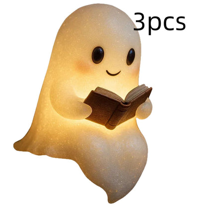Cute LED Ghost Night Light – Children’s Bedside Lamp & Halloween Decoration