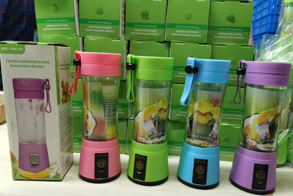 Portable USB Rechargeable Blender – Mini Juicer for Smoothies & Fruit Juices