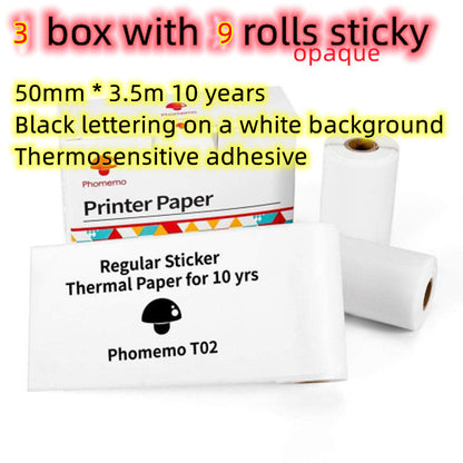 Portable Mini Thermal Label & Photo Printer – Bluetooth-Compatible Pocket Printer