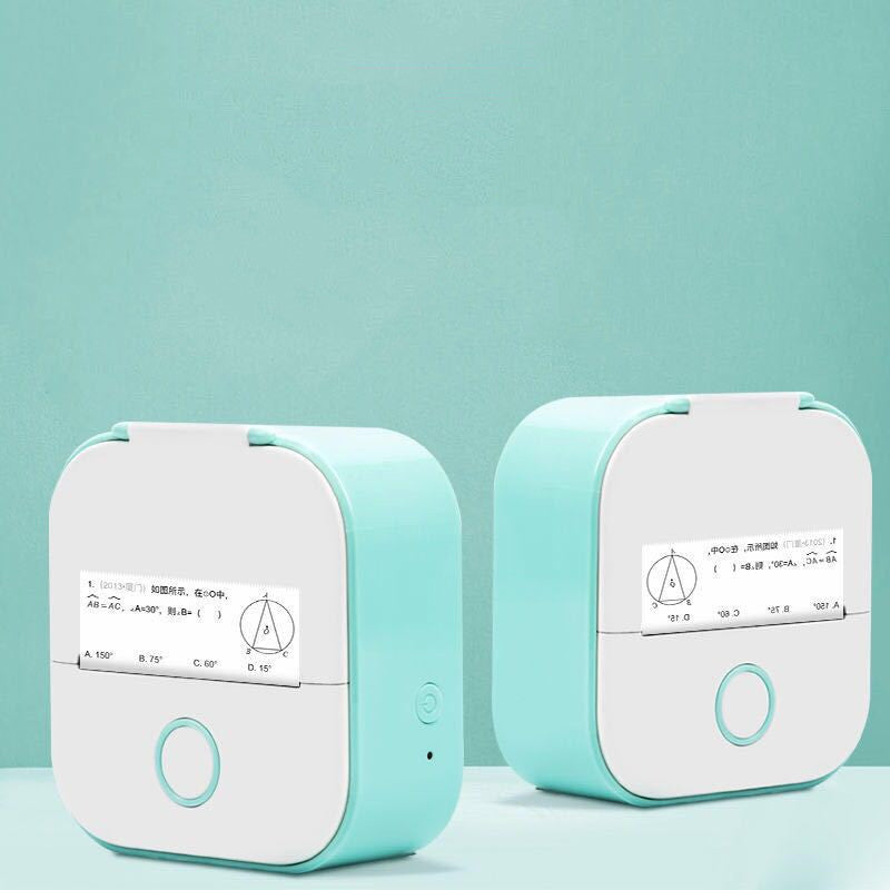 Portable Mini Thermal Label & Photo Printer – Bluetooth-Compatible Pocket Printer