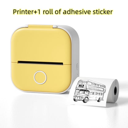 Portable Mini Thermal Label & Photo Printer – Bluetooth-Compatible Pocket Printer