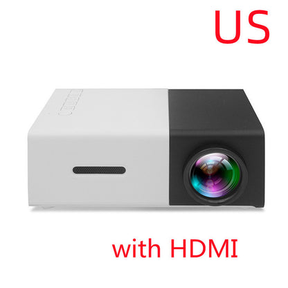 Portable Mini Projector – 3D HD LED Home Theater with HDMI & USB